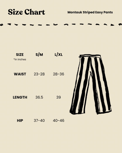 Montauk Striped Easy Pants