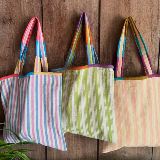 Handcrafted Flat Woven tote