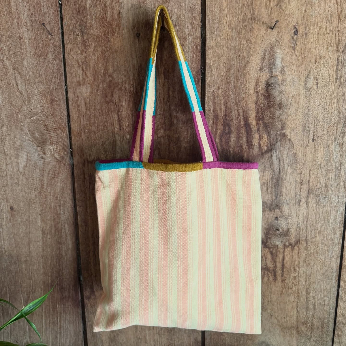 Handcrafted Flat Woven tote